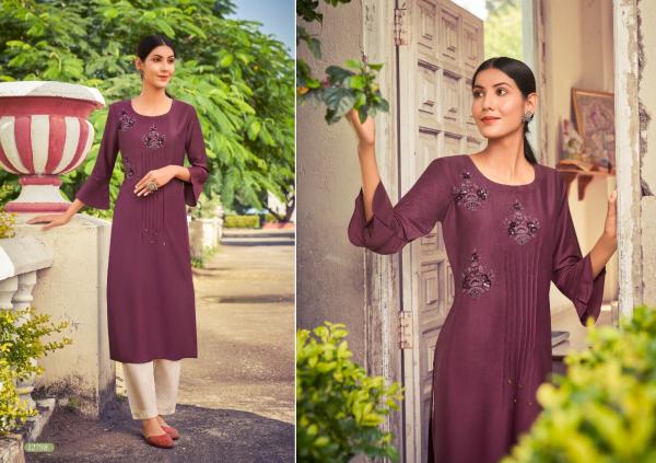 Kalaroop Octavia 10 Silk Designer Festive Wear Kurti